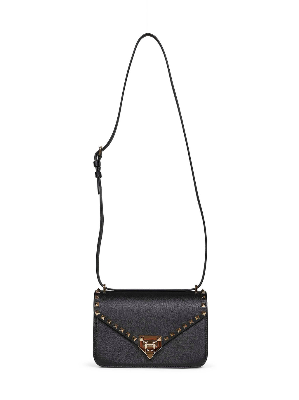 Valentino Garavani Women Black Valentino Garavani Rockstud Small Crossbody Bag