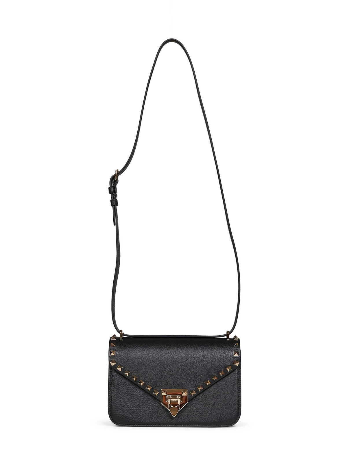 Valentino Garavani Women Black Valentino Garavani Rockstud Small Crossbody Bag