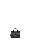 Zanellato Women Black Lavagna Baby Postina Handbag
