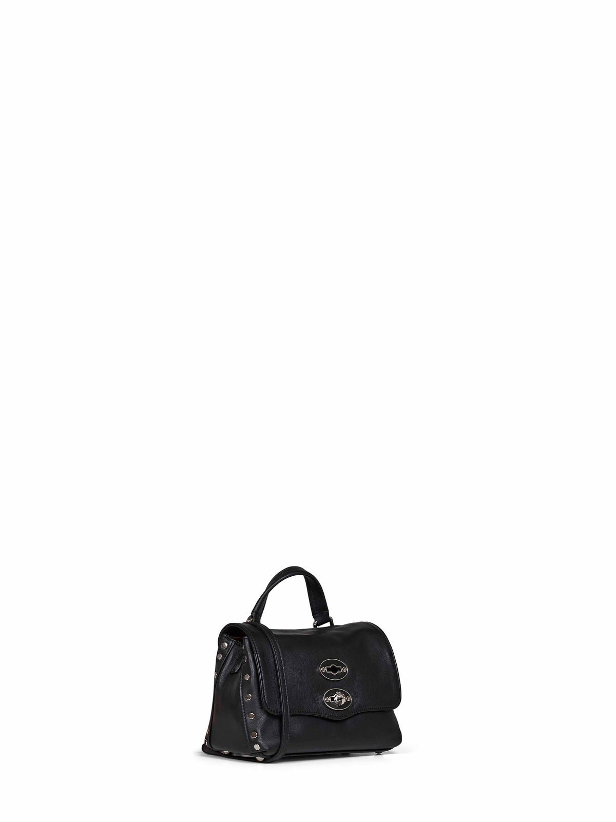 Zanellato Women Black Lavagna Baby Postina Handbag