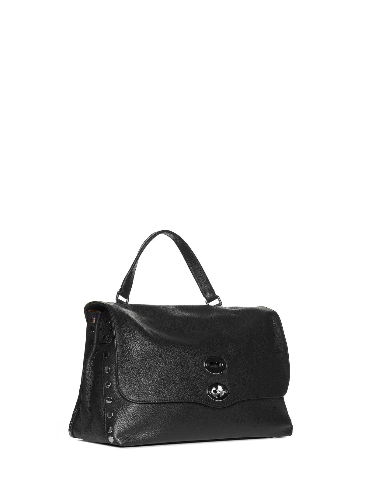 Zanellato Women Zanellato Medium Postina Daily Black Leather Bag