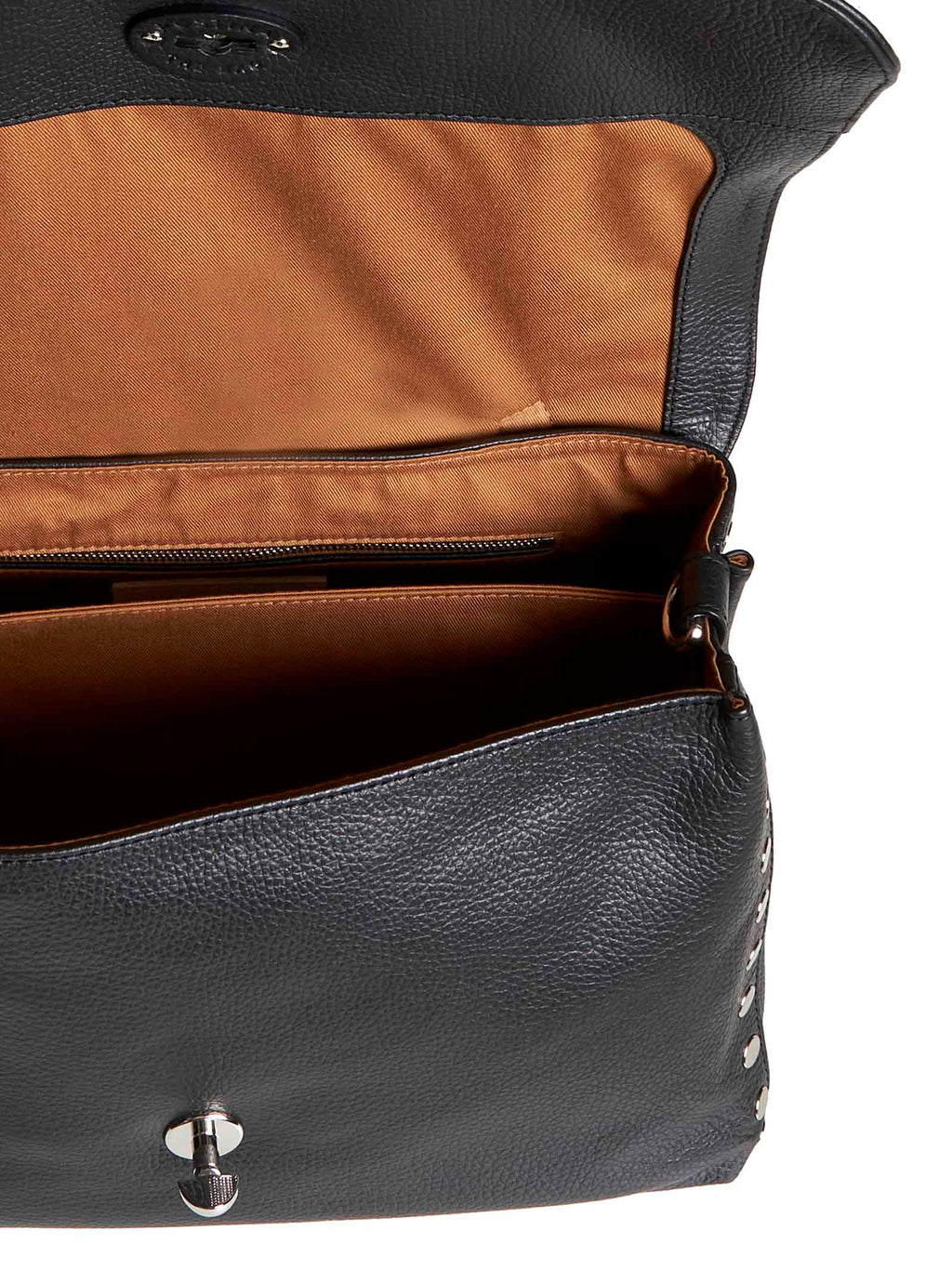 Zanellato Women Zanellato Medium Postina Daily Black Leather Bag