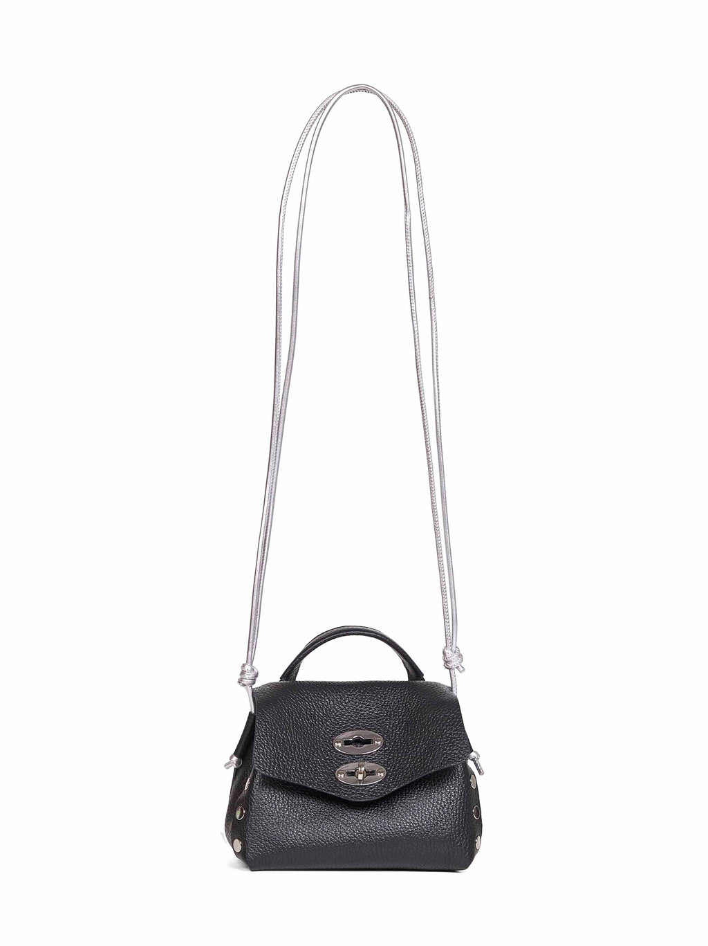 Zanellato Women Black Postina Super Baby Handbag