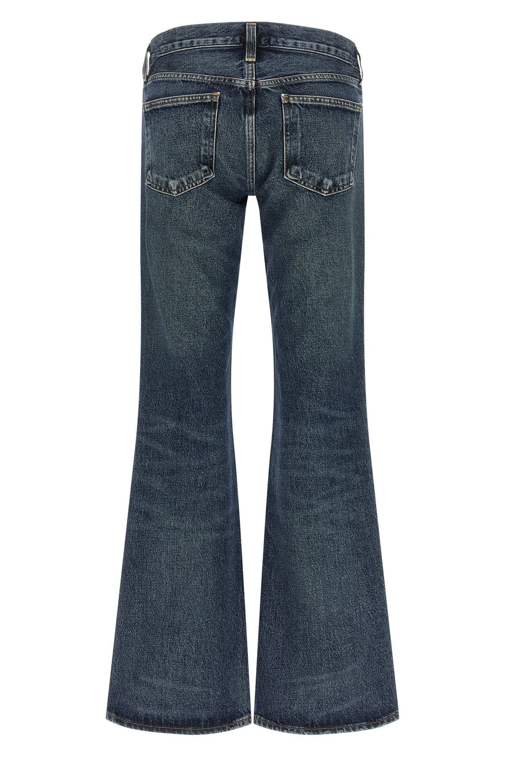 AGOLDE Low Rise Boot Jeans - Engraved Button Detail