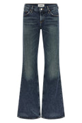 AGOLDE Low Rise Boot Jeans - Engraved Button Detail