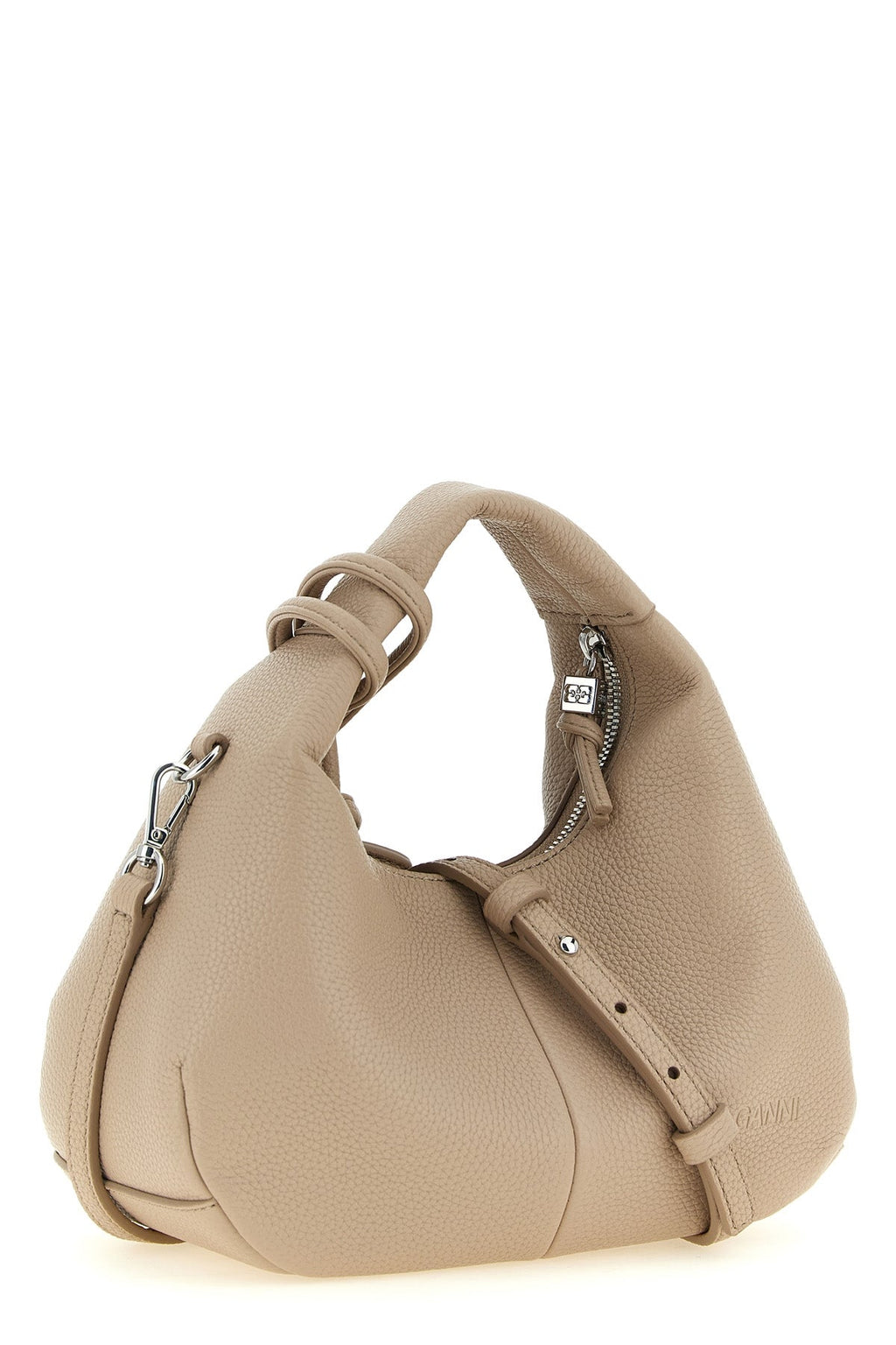 GANNI Handbag With Braided Charm