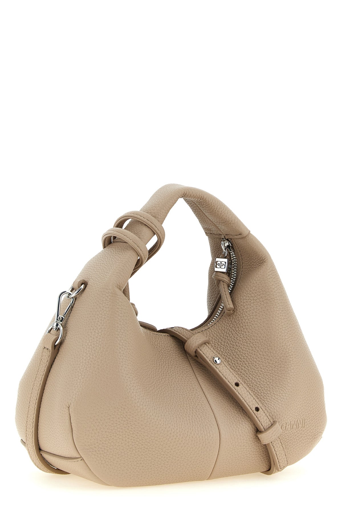 GANNI Handbag With Braided Charm