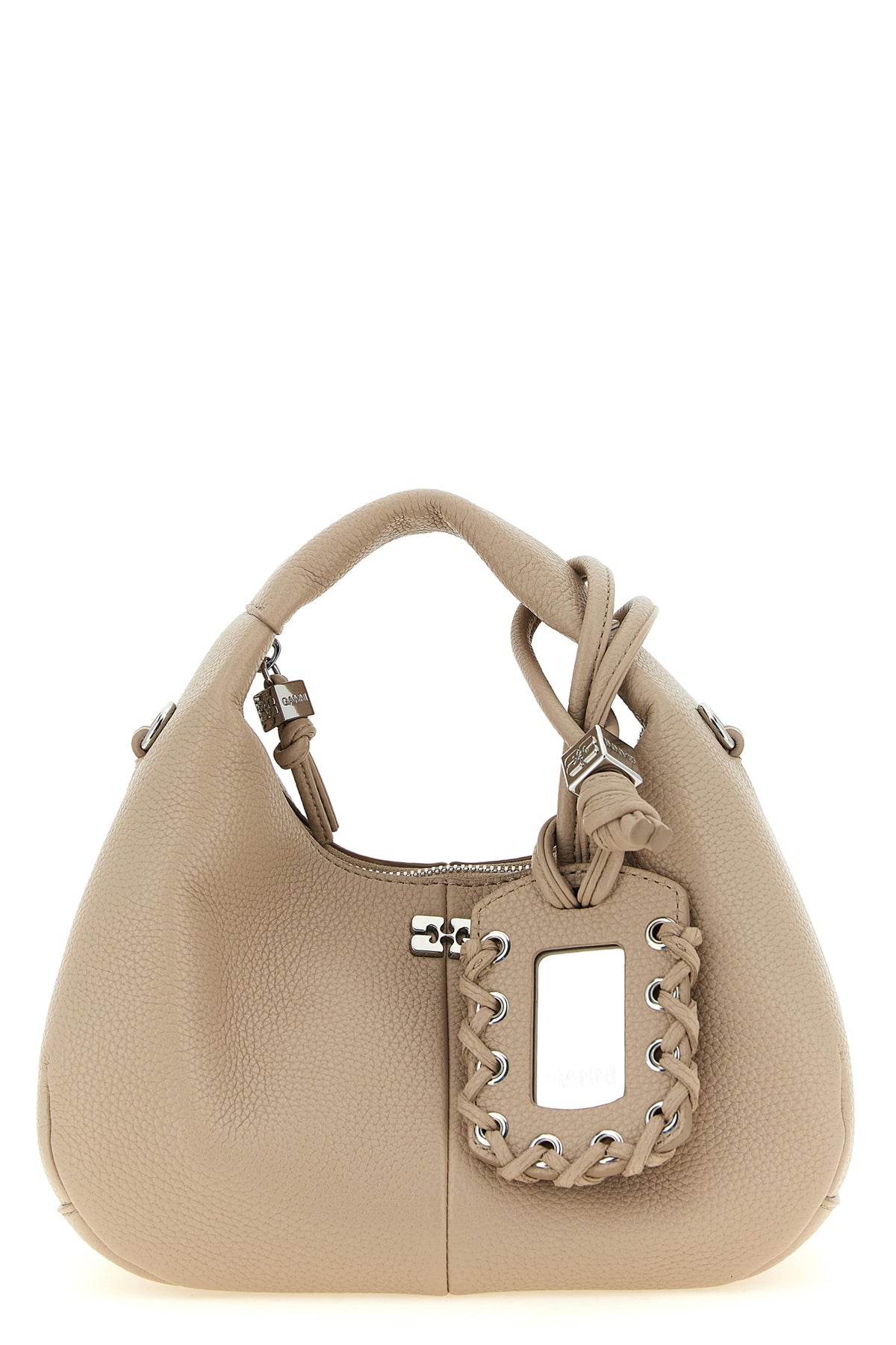 GANNI Handbag With Braided Charm