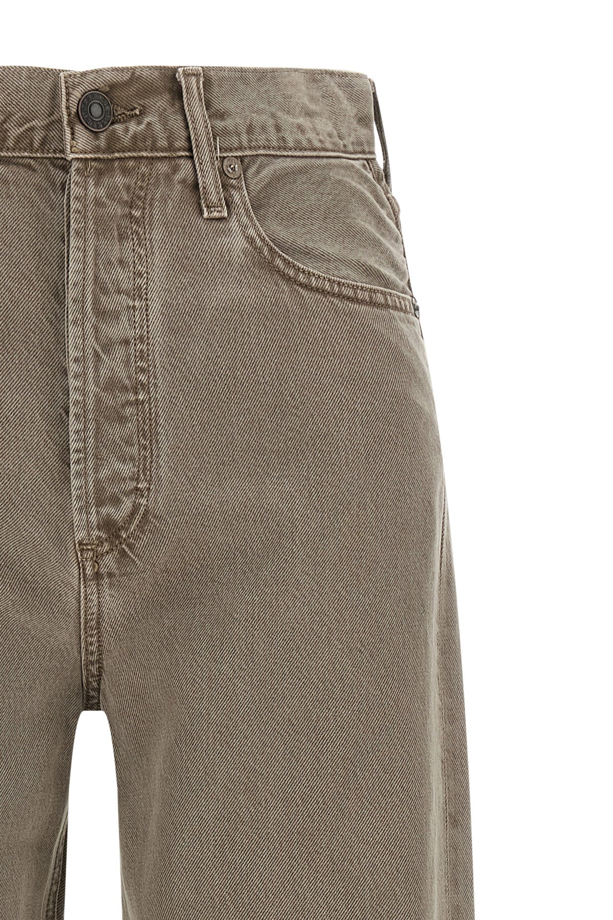 Agolde Wide-Leg Jeans with Button Fly