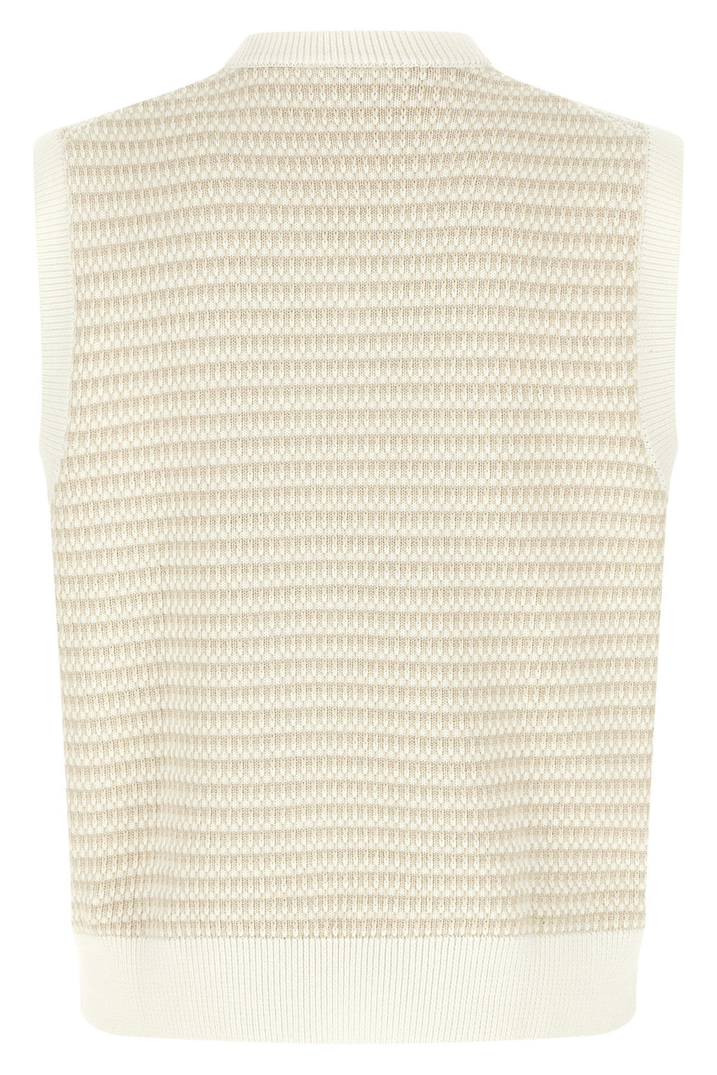 LACOSTE Vest - Waffle Jacquard Knit