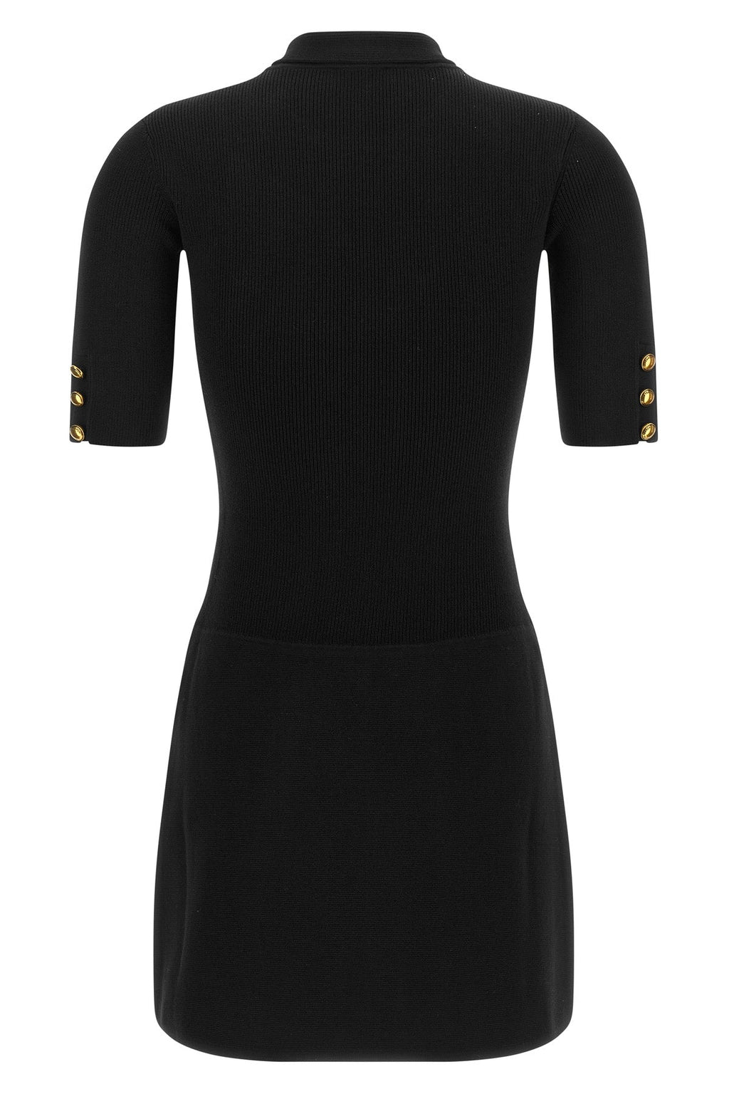 ELISABETTA FRANCHI Ribbed Knit Mini Dress
