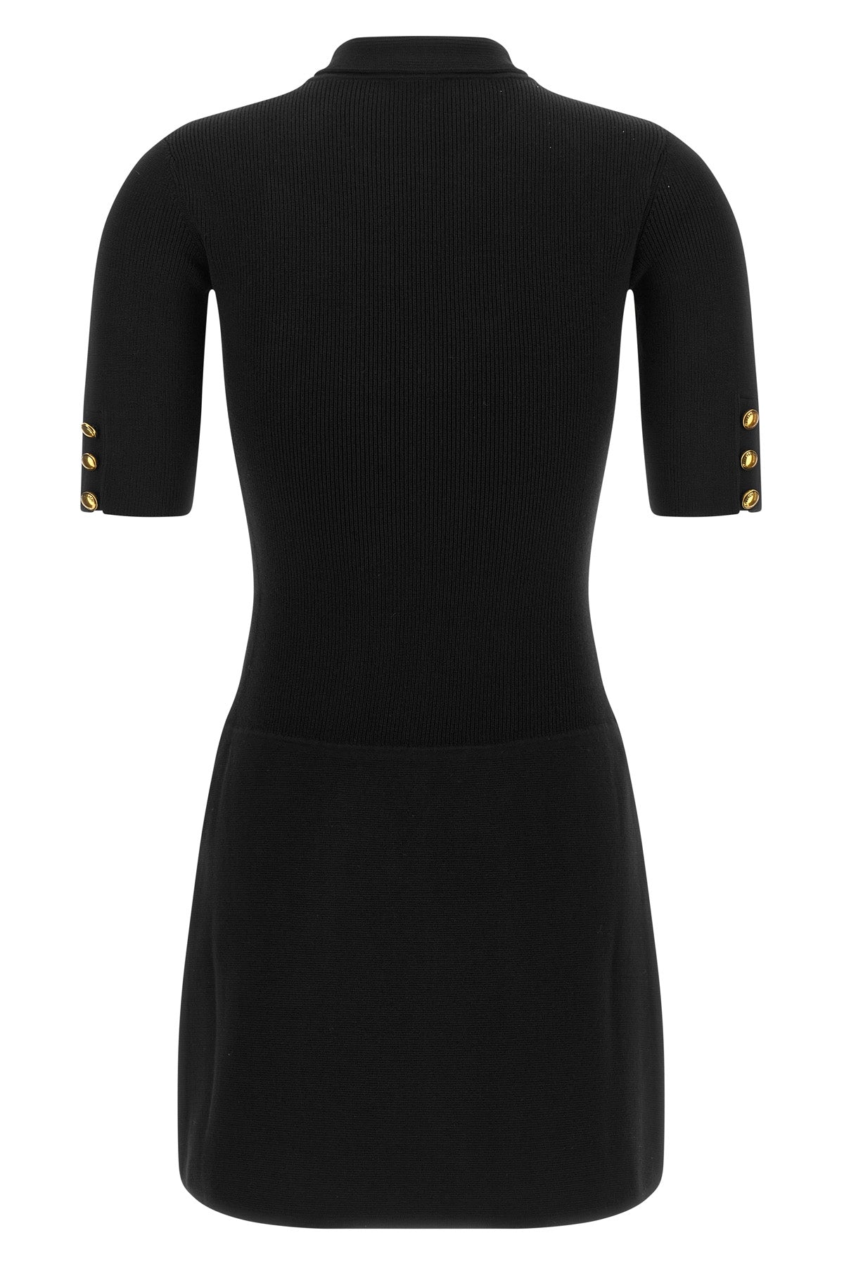 ELISABETTA FRANCHI Ribbed Knit Mini Dress