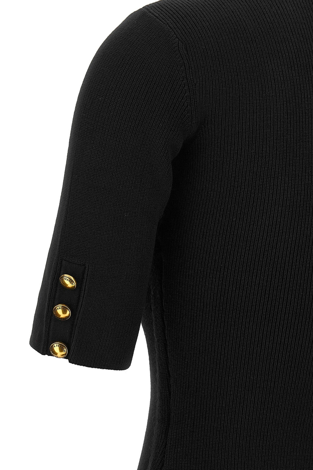 ELISABETTA FRANCHI Ribbed Knit Mini Dress