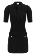 ELISABETTA FRANCHI Ribbed Knit Mini Dress