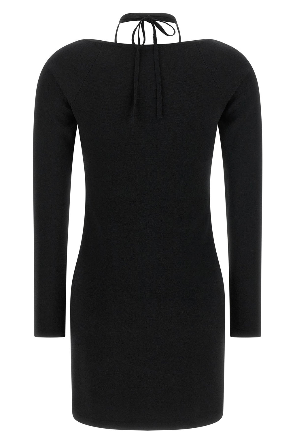Elisabetta Franchi Mini Dress with Logo Zip