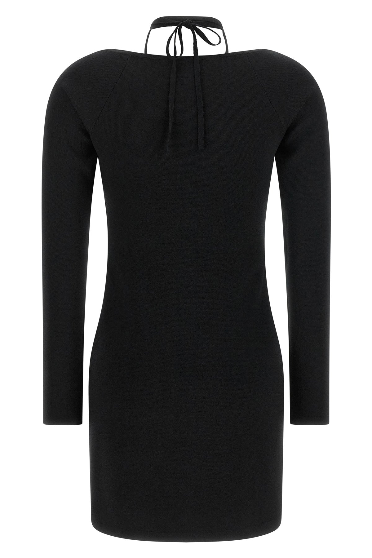 Elisabetta Franchi Mini Dress with Logo Zip