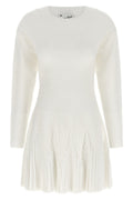 Elisabetta Franchi Ribbed Knit Flared Dress