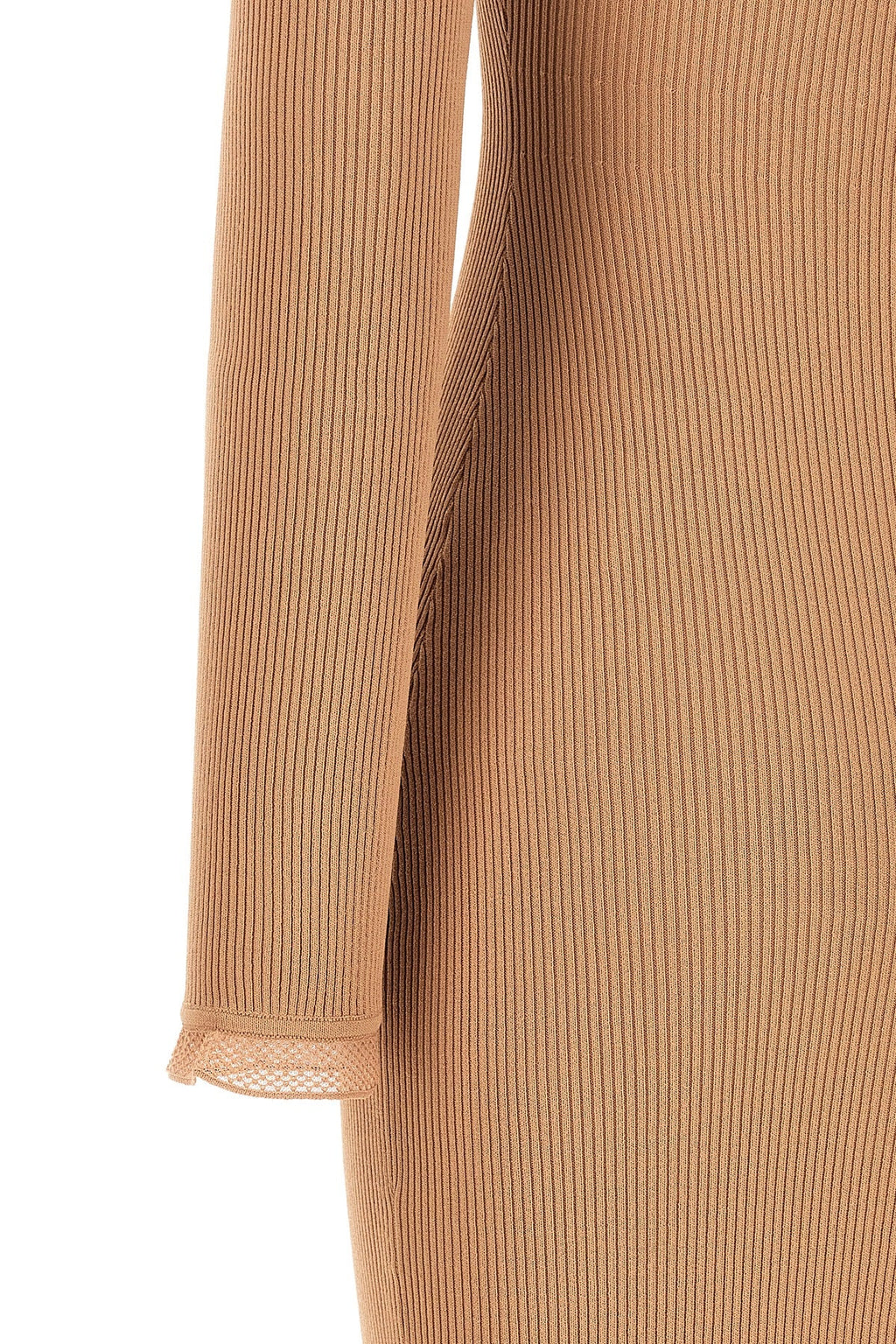 Elisabetta Franchi Ribbed Knit Midi Dress