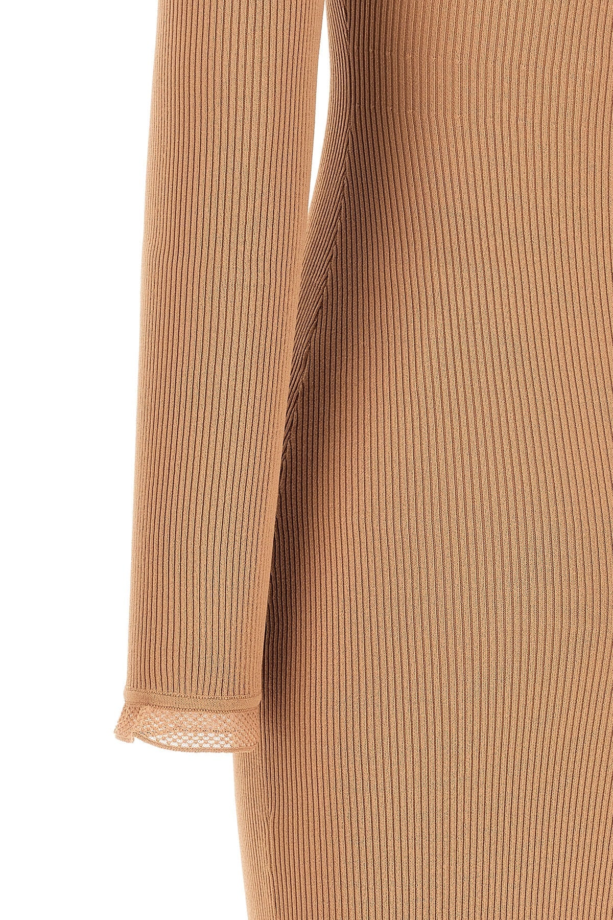 Elisabetta Franchi Ribbed Knit Midi Dress