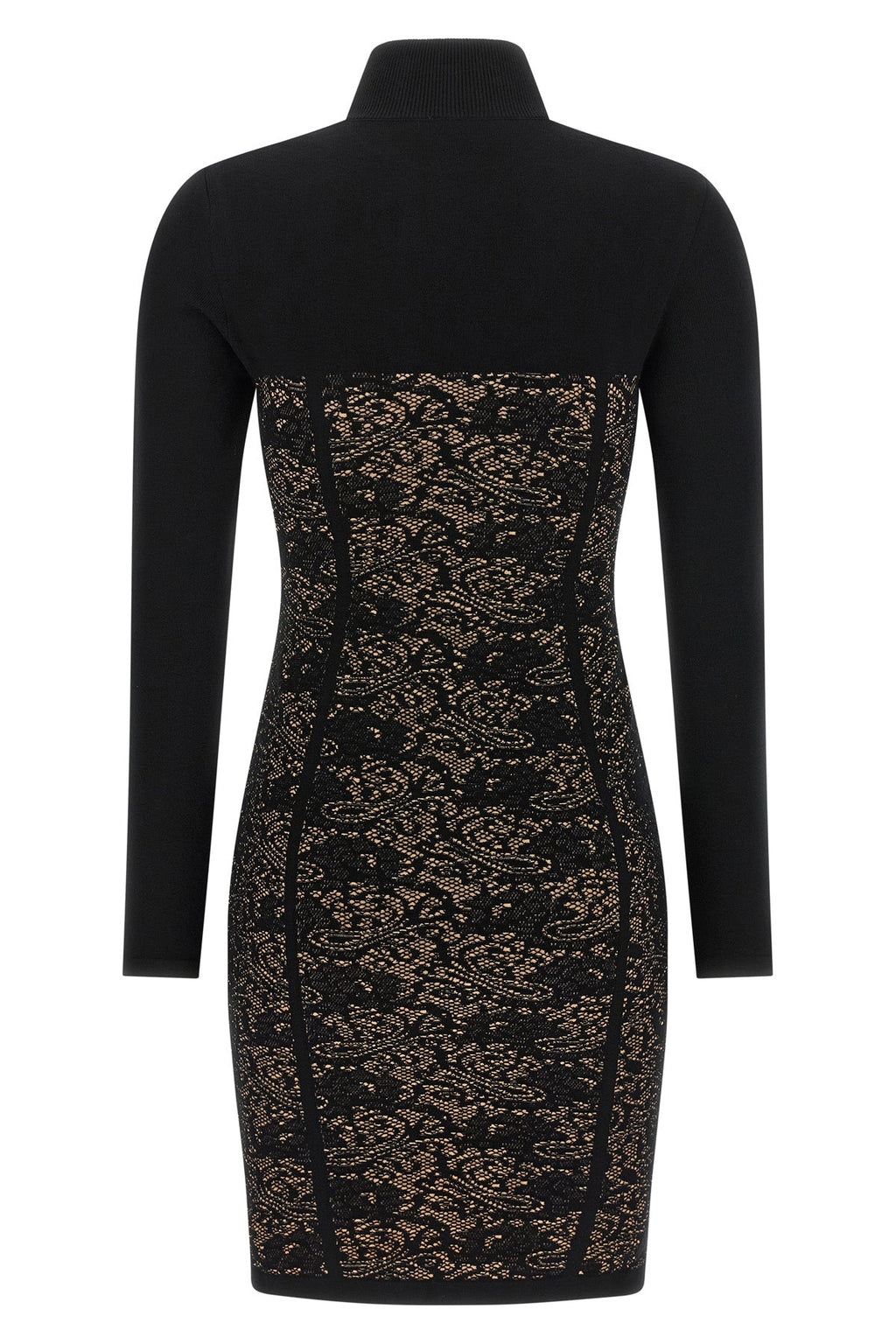 Elisabetta Franchi Mini Dress with Jacquard Weave