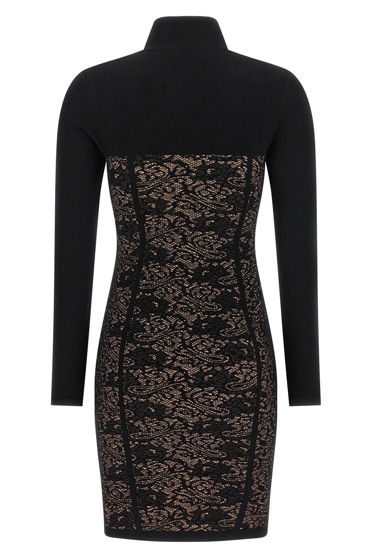 Elisabetta Franchi Mini Dress with Jacquard Weave