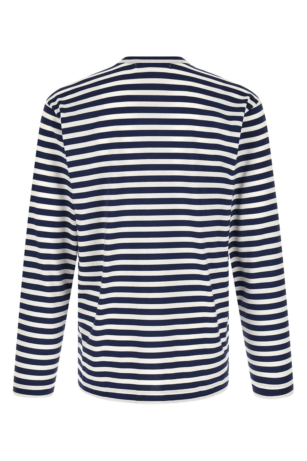 Striped T-shirt with Heart Patch