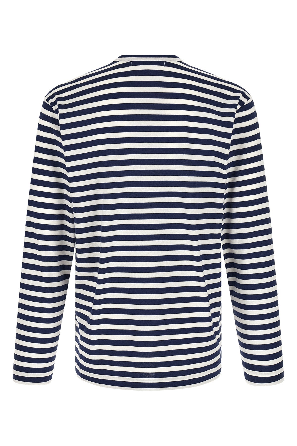 Striped T-shirt with Heart Patch