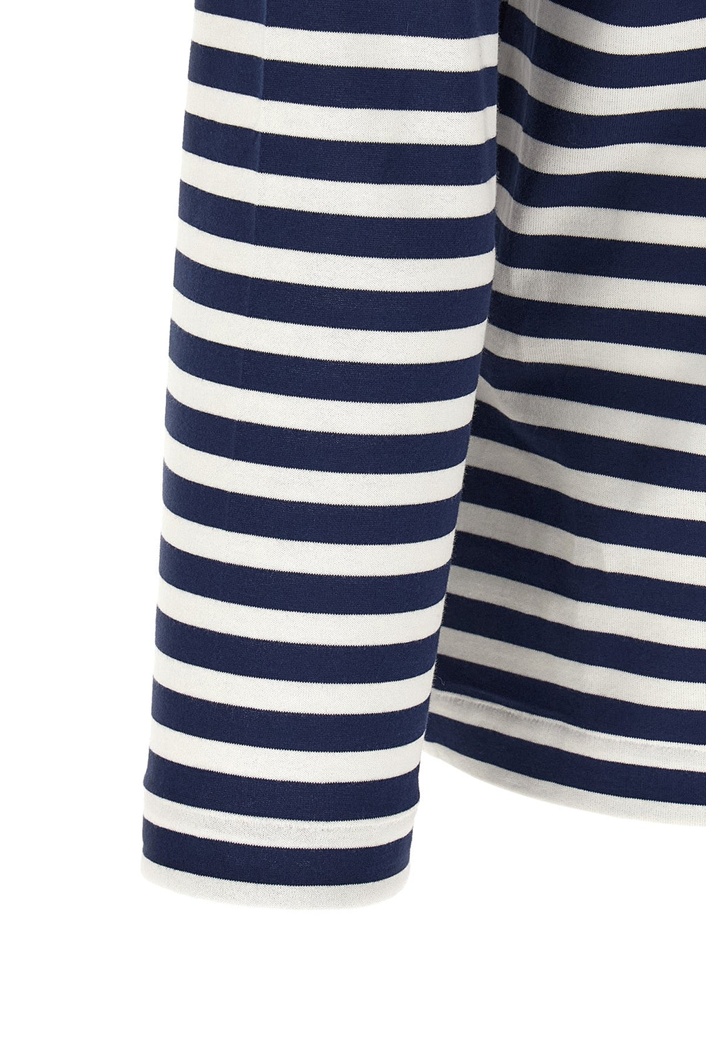 Striped T-shirt with Heart Patch