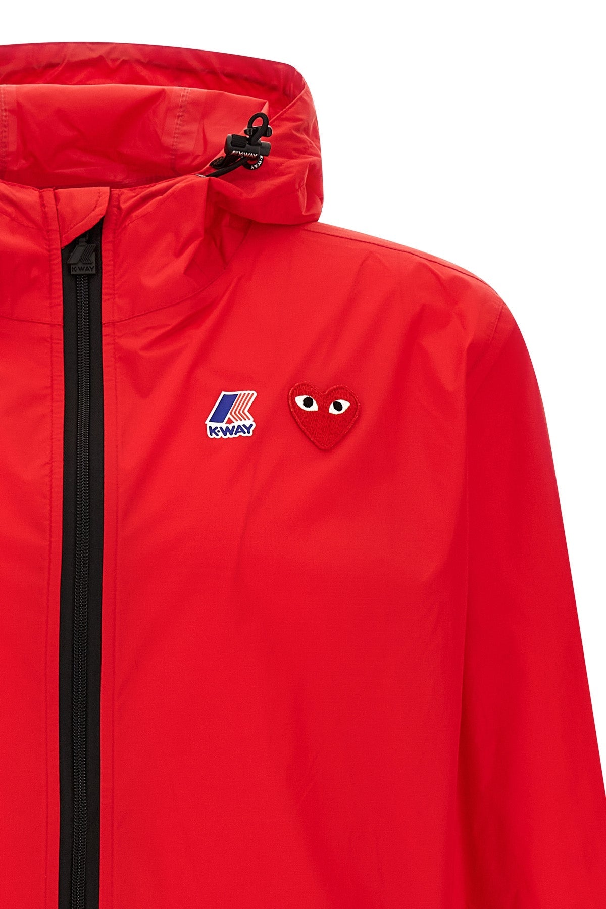 COMME DES GARCONS PLAY Jacket with logo patch