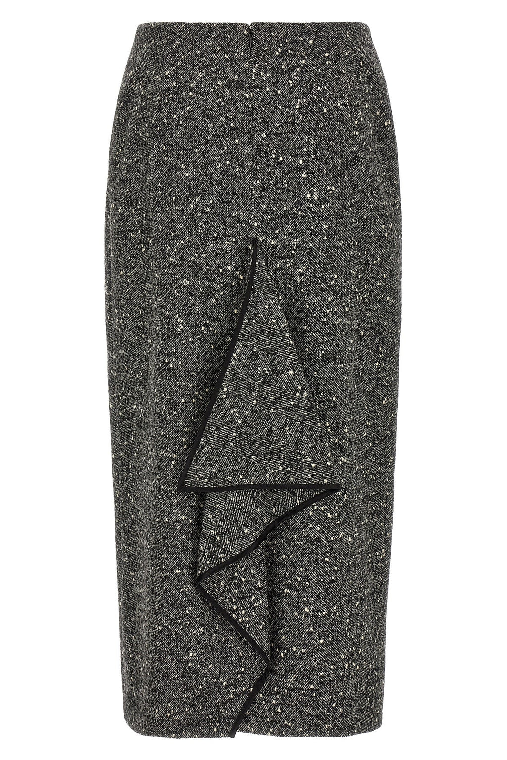 Valentino Garavani Pencil skirt with ruffle detail