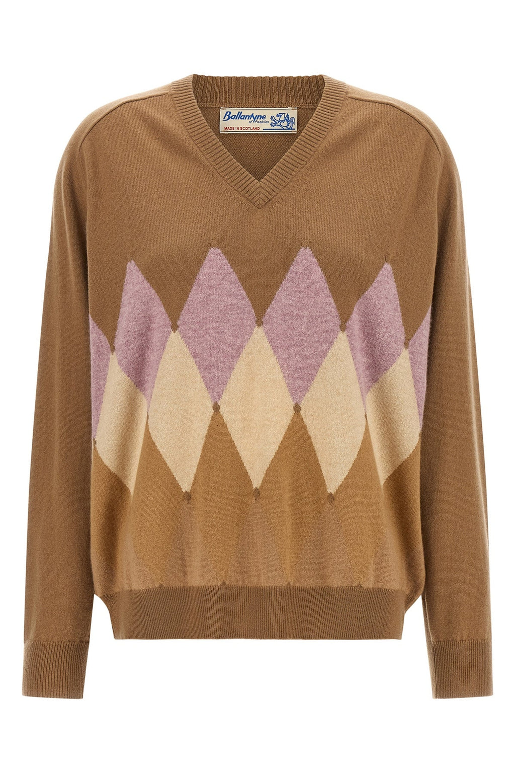 Ballantyne 'New Diamond' Argyle Intarsia Pullover