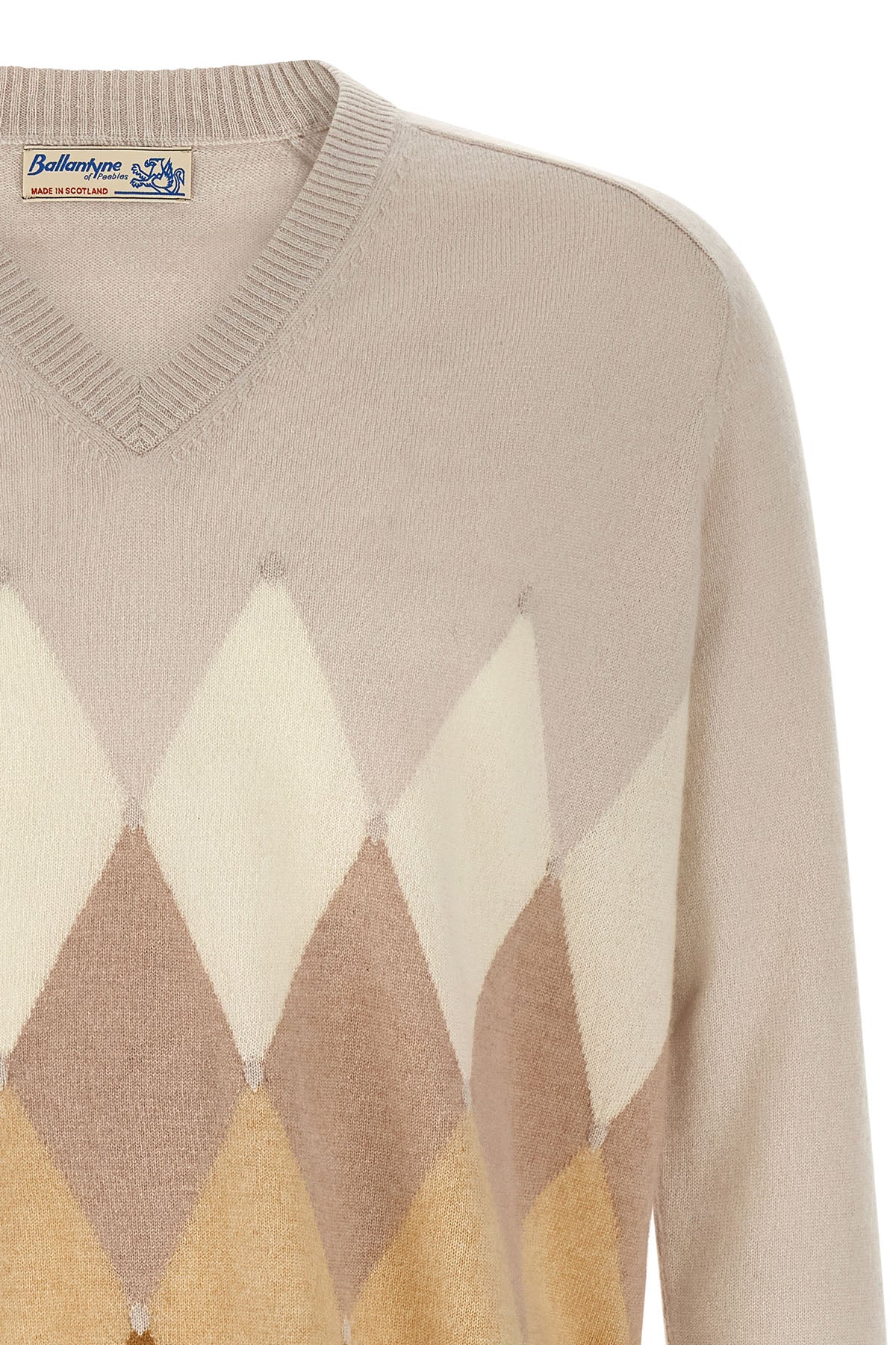 Diamond Intarsia Knit
