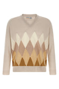 Diamond Intarsia Knit