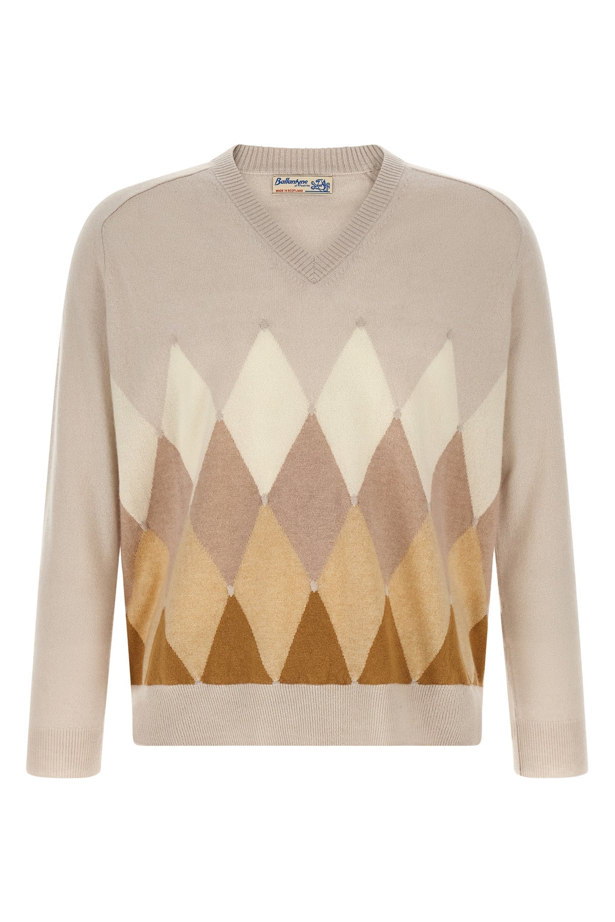 Diamond Intarsia Knit