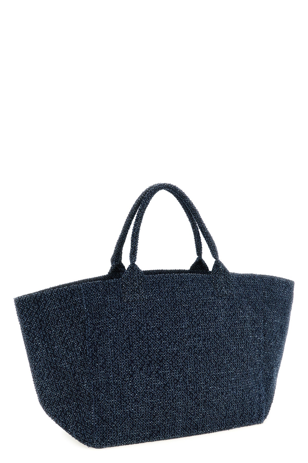 GANNI Tote Bag Embroidered Bear Detail