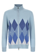 Intarsia Zip Cardigan 'Classic Diamond'