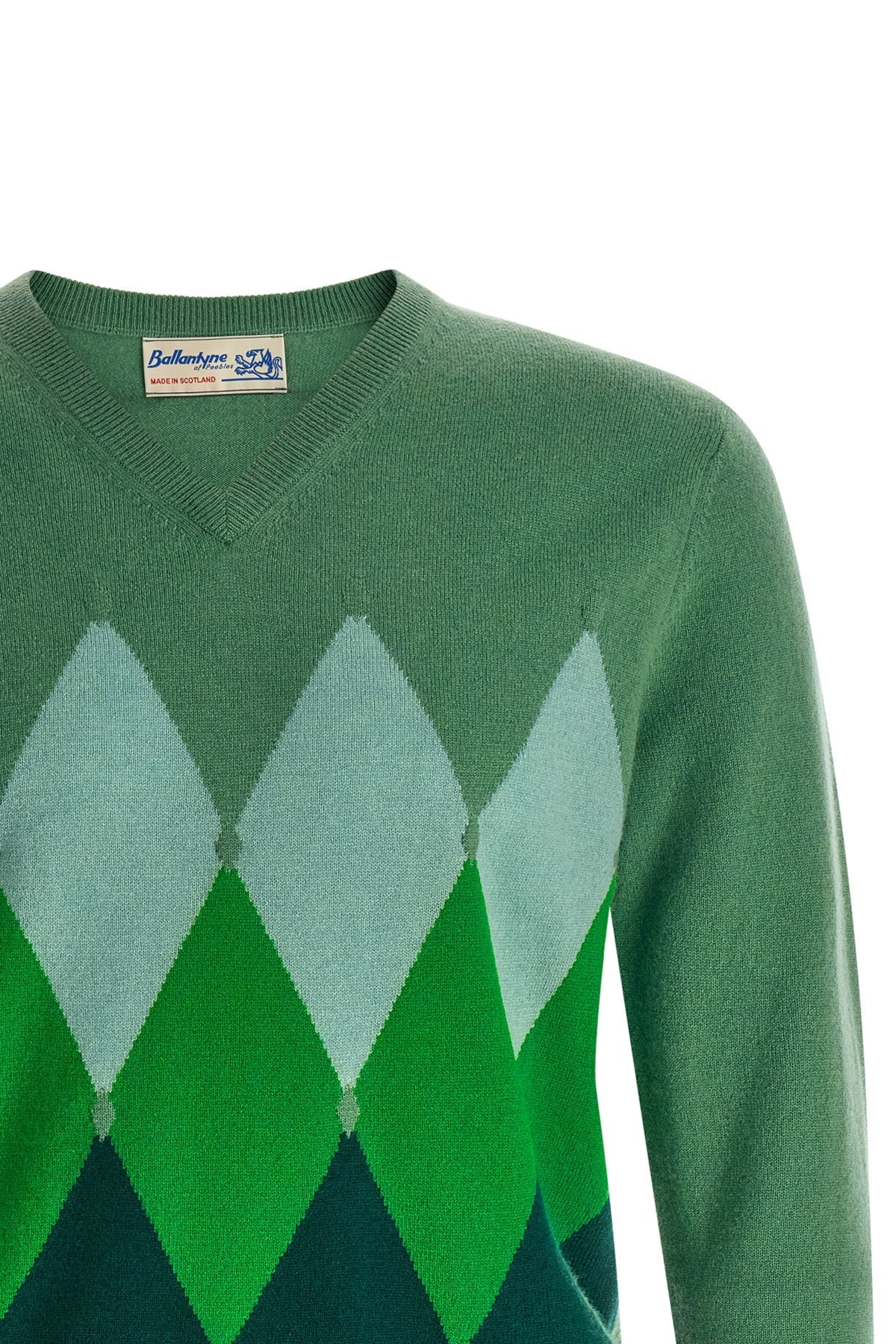 Classic Diamond Intarsia Knit