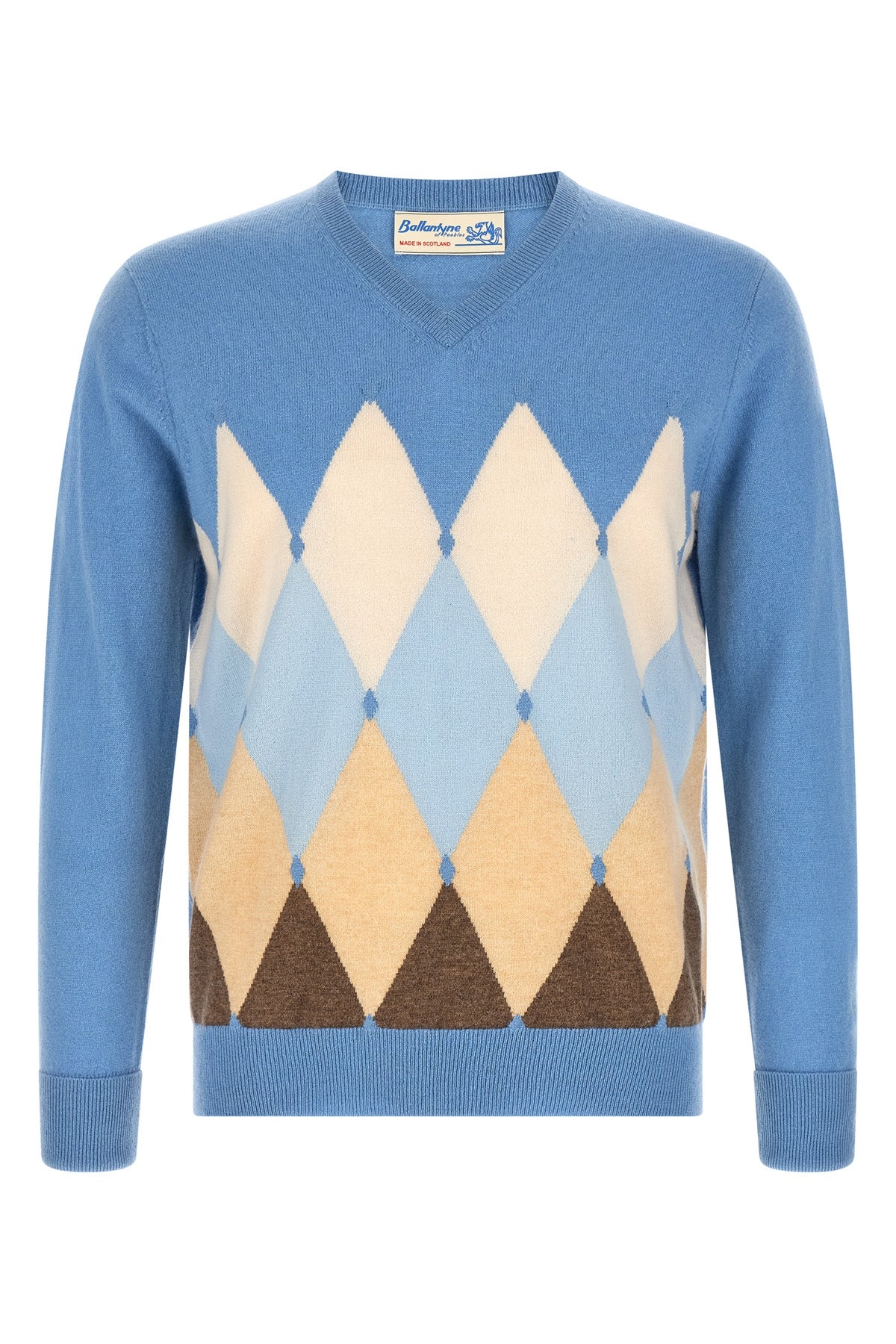 Classic Diamond Intarsia Knit