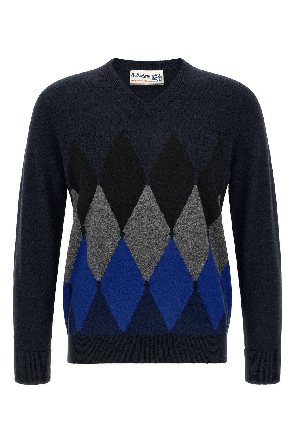 Classic Diamond Intarsia Knit