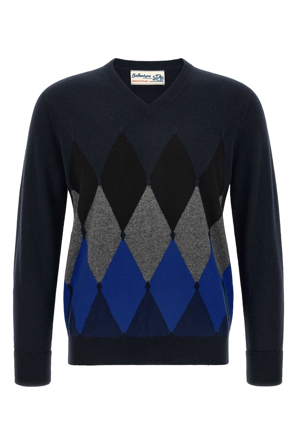 Classic Diamond Intarsia Knit