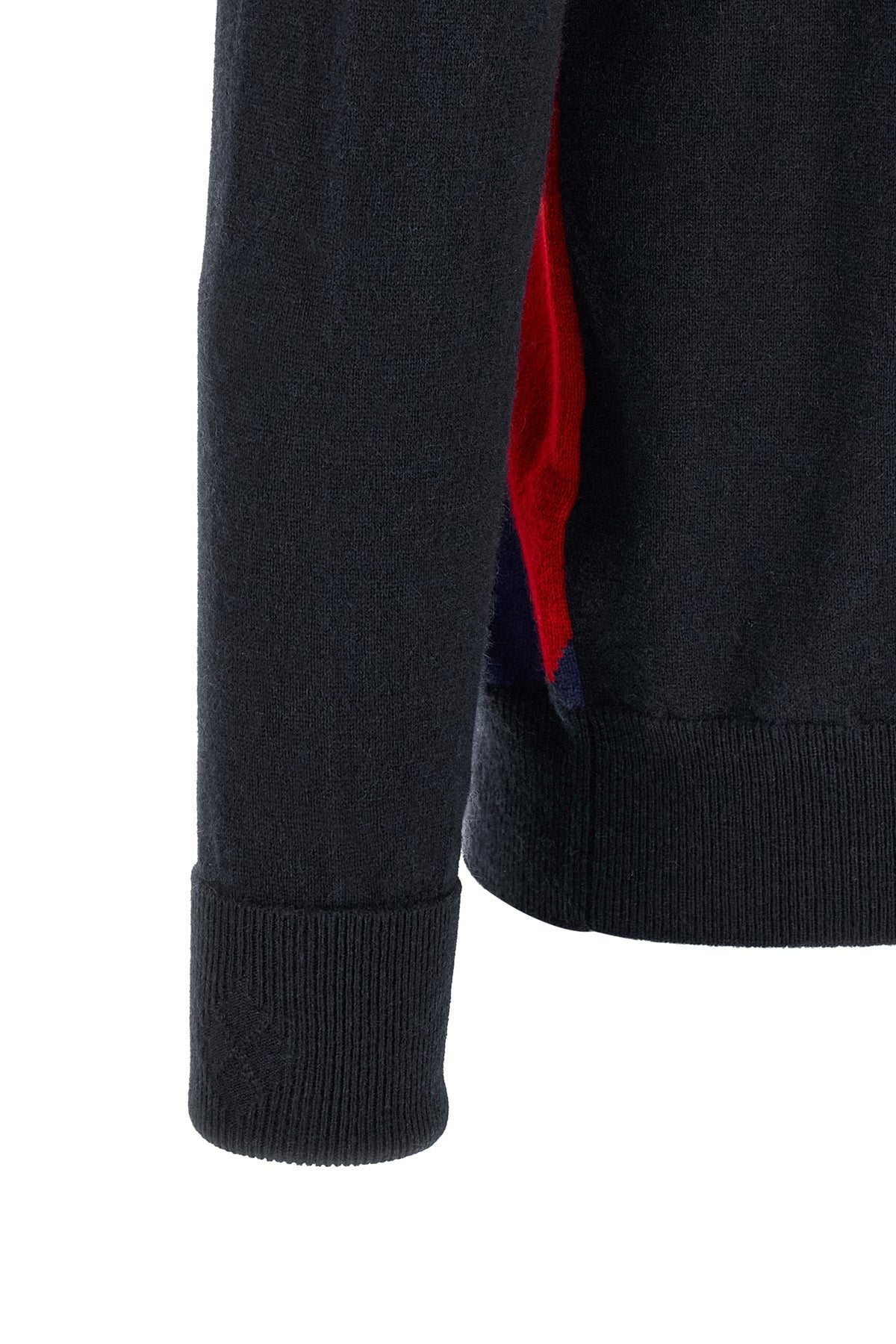 Classic Diamond Intarsia Cashmere Turtleneck Sweater