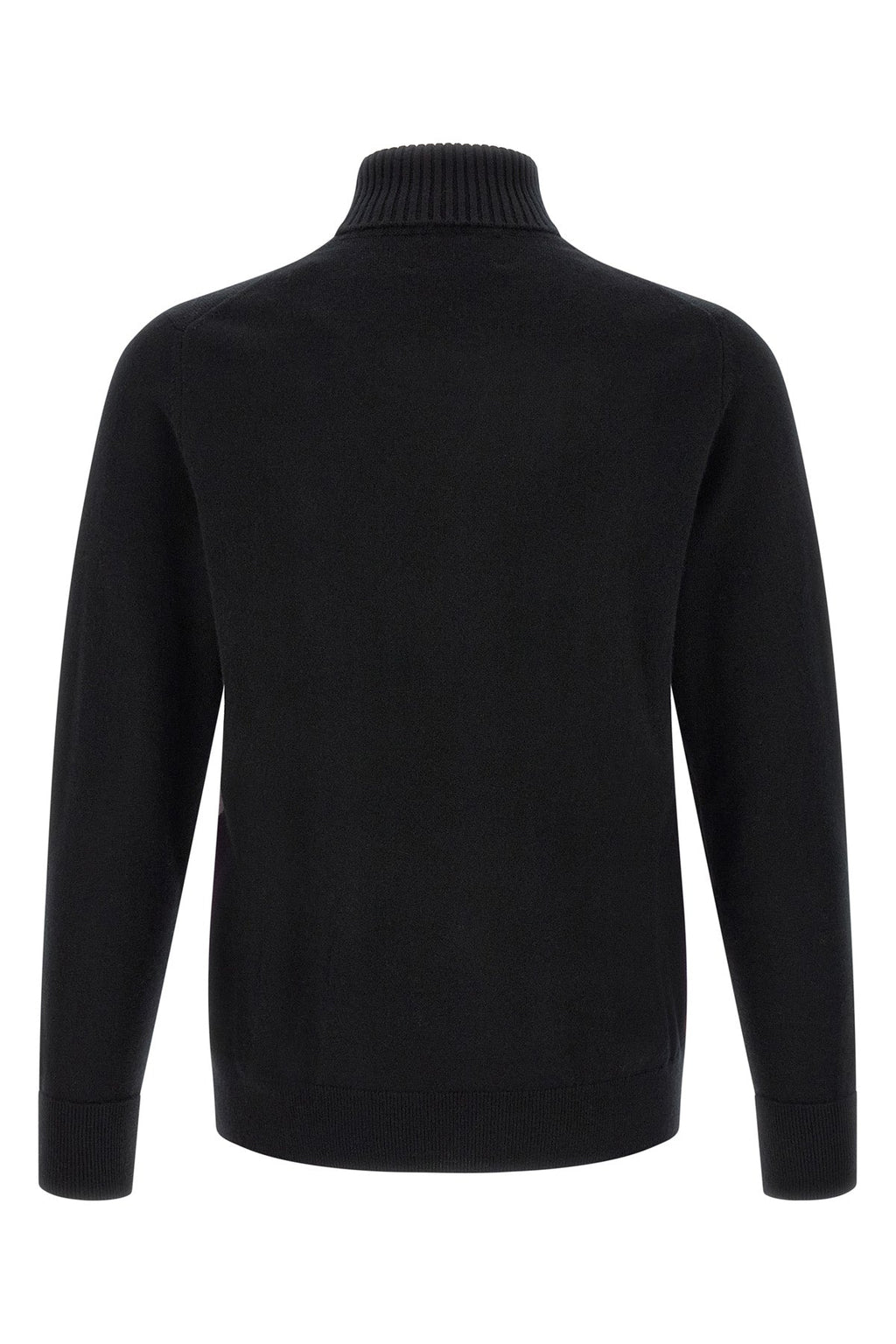 Classic Diamond Intarsia Turtleneck Sweater