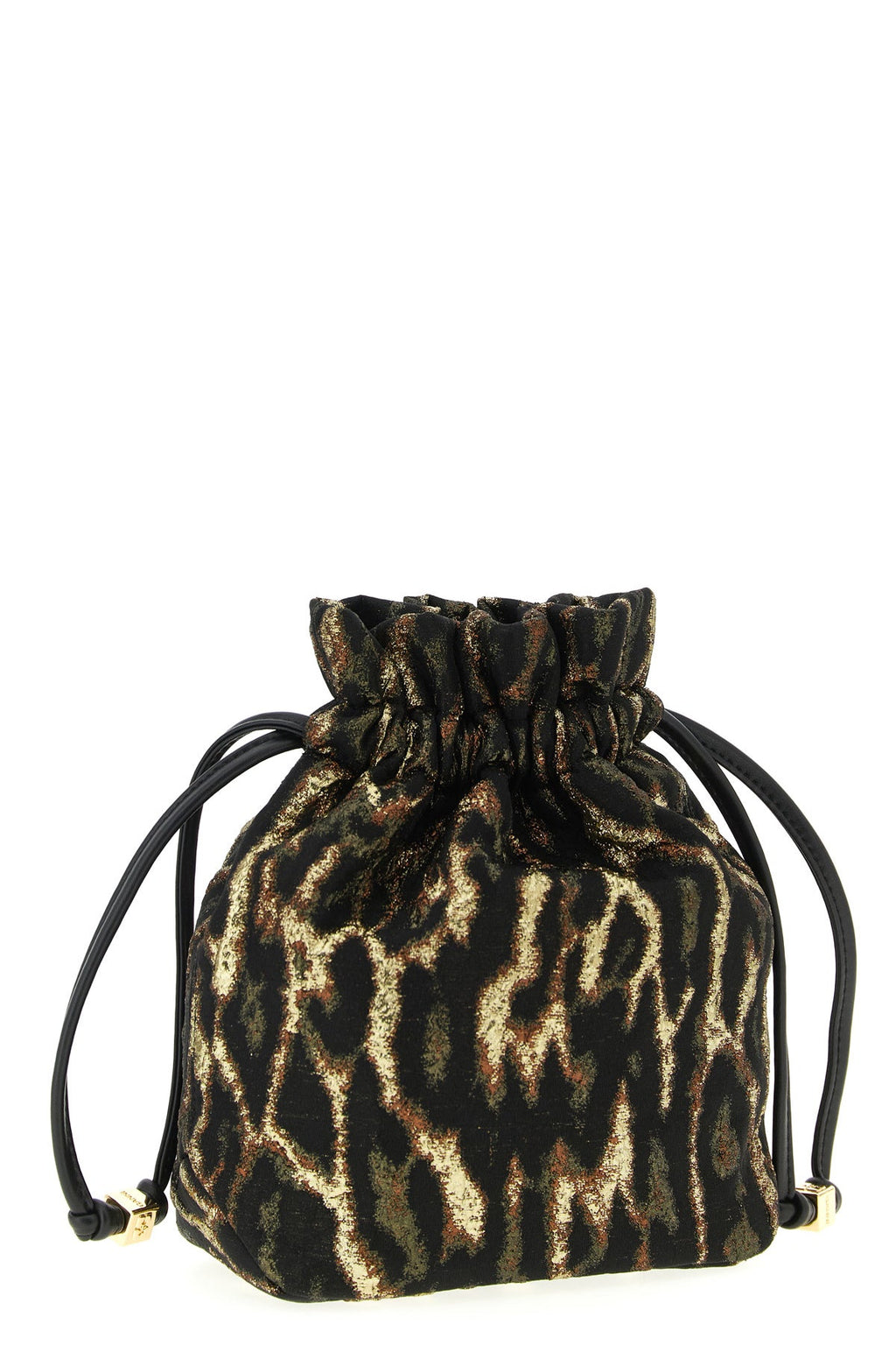 GANNI Bucket Bag With Metallic Jacquard