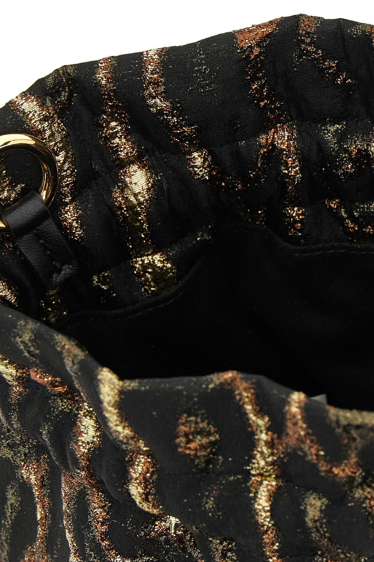 GANNI Bucket Bag With Metallic Jacquard