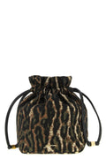 GANNI Bucket Bag With Metallic Jacquard