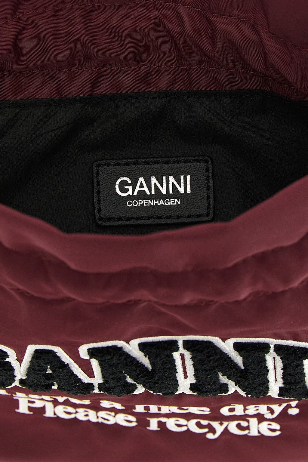 'Ganni Logo' pouch