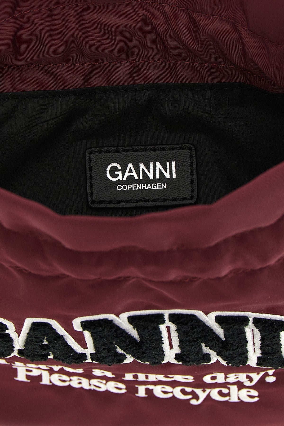 'Ganni Logo' pouch