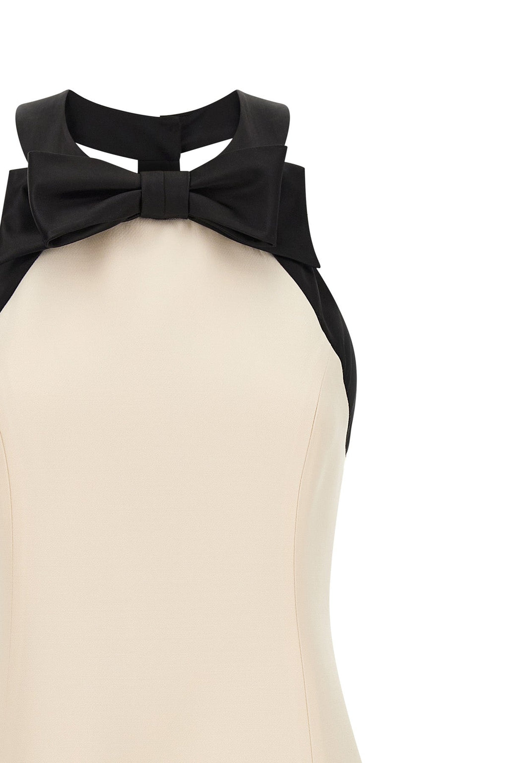 Valentino Garavani Halterneck Mini Dress with Bow