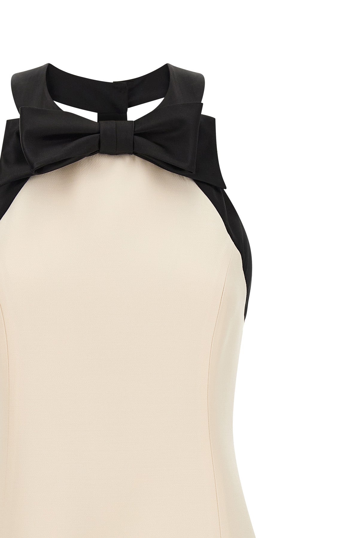 Valentino Garavani Halterneck Mini Dress with Bow
