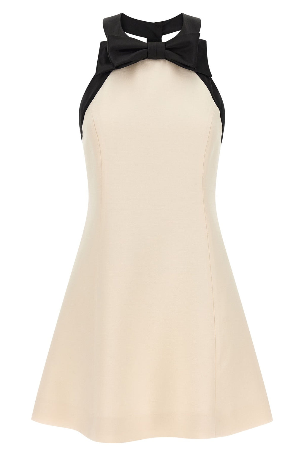 Valentino Garavani Halterneck Mini Dress with Bow